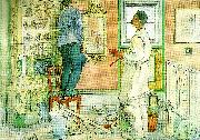 Carl Larsson mina vanner snickaren och malaren France oil painting artist